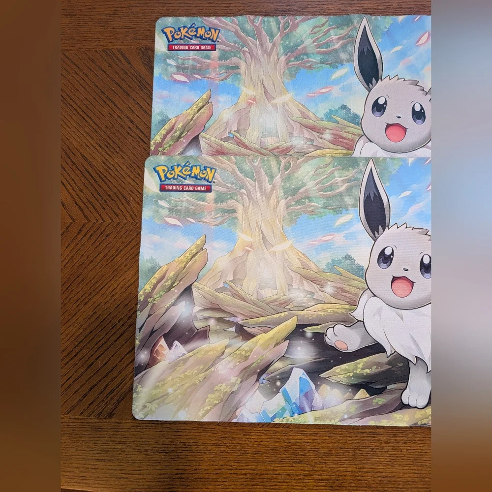 Pokémon Eevee Playmat / Play Mat - Pink, White, Blue Gently Used